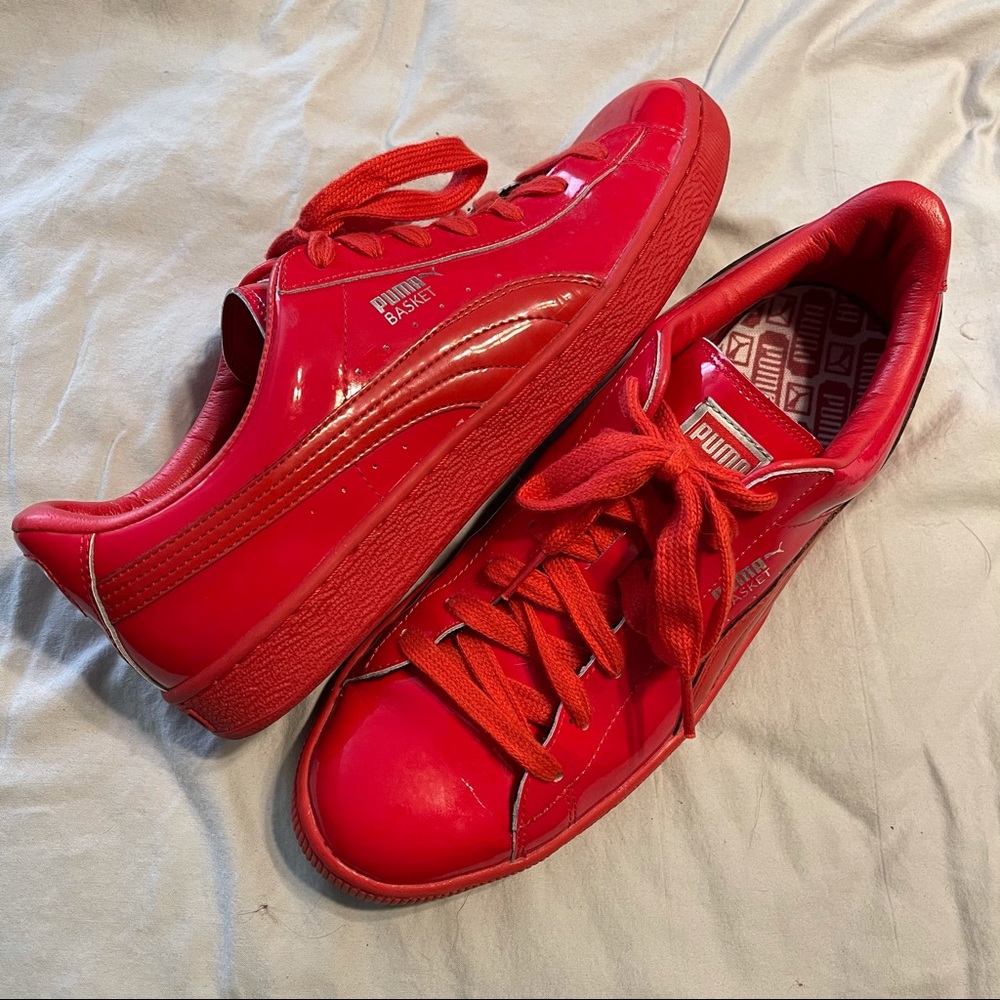 Patent leather PUMA basket